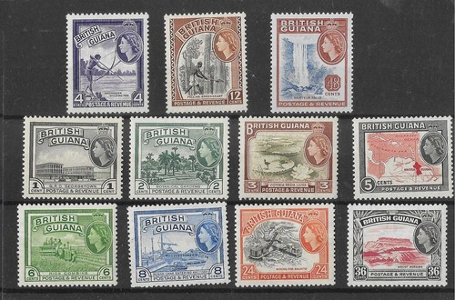 Guyana britannica 1954 qeii - guyana,