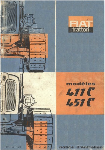 Fiat trattore 411c 451c - 411c, e